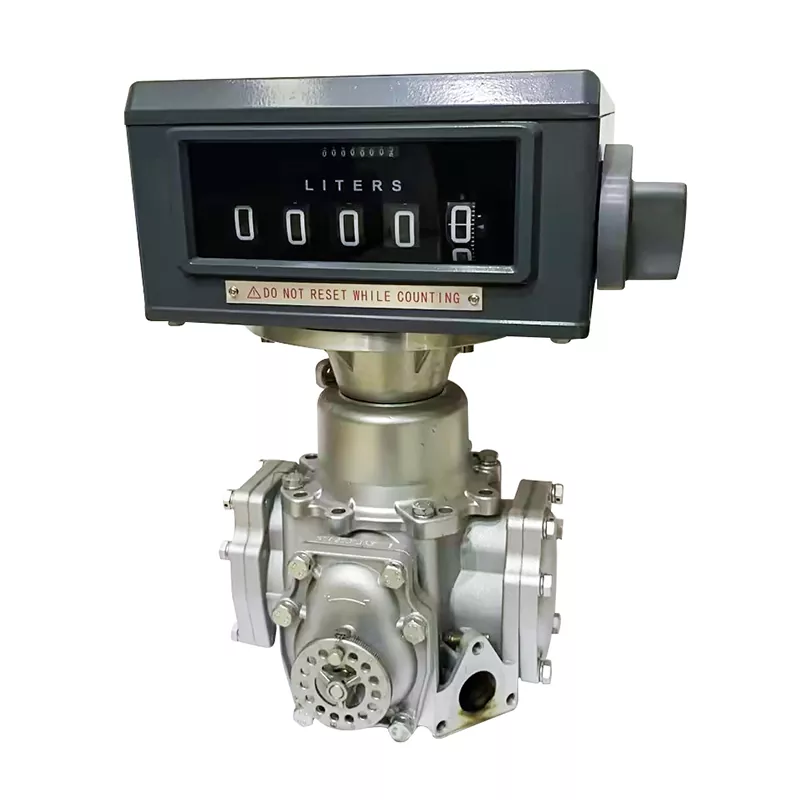 Medidor de fluxo de combustível com contador